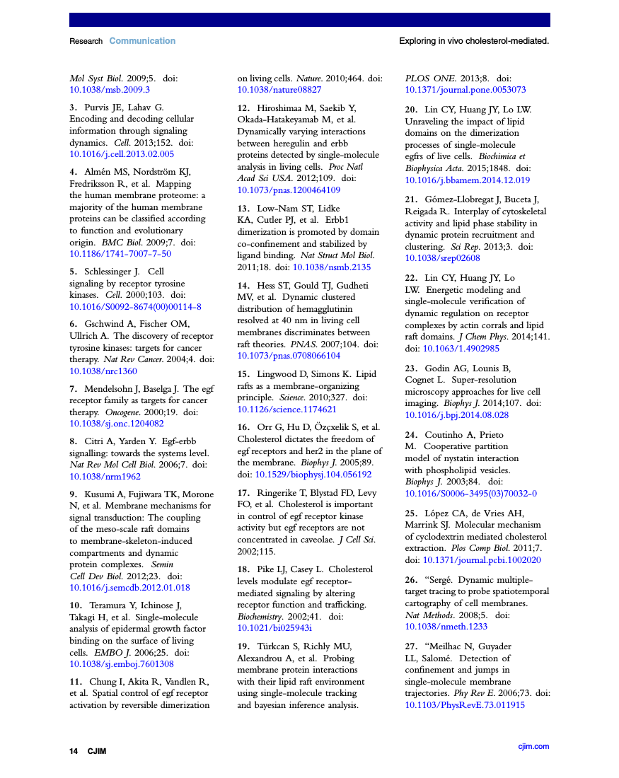 Example of Carolina Journal of Interdisciplinary Medicine (CJIM) format