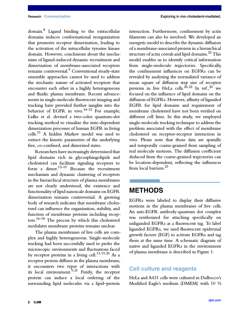Example of Carolina Journal of Interdisciplinary Medicine (CJIM) format