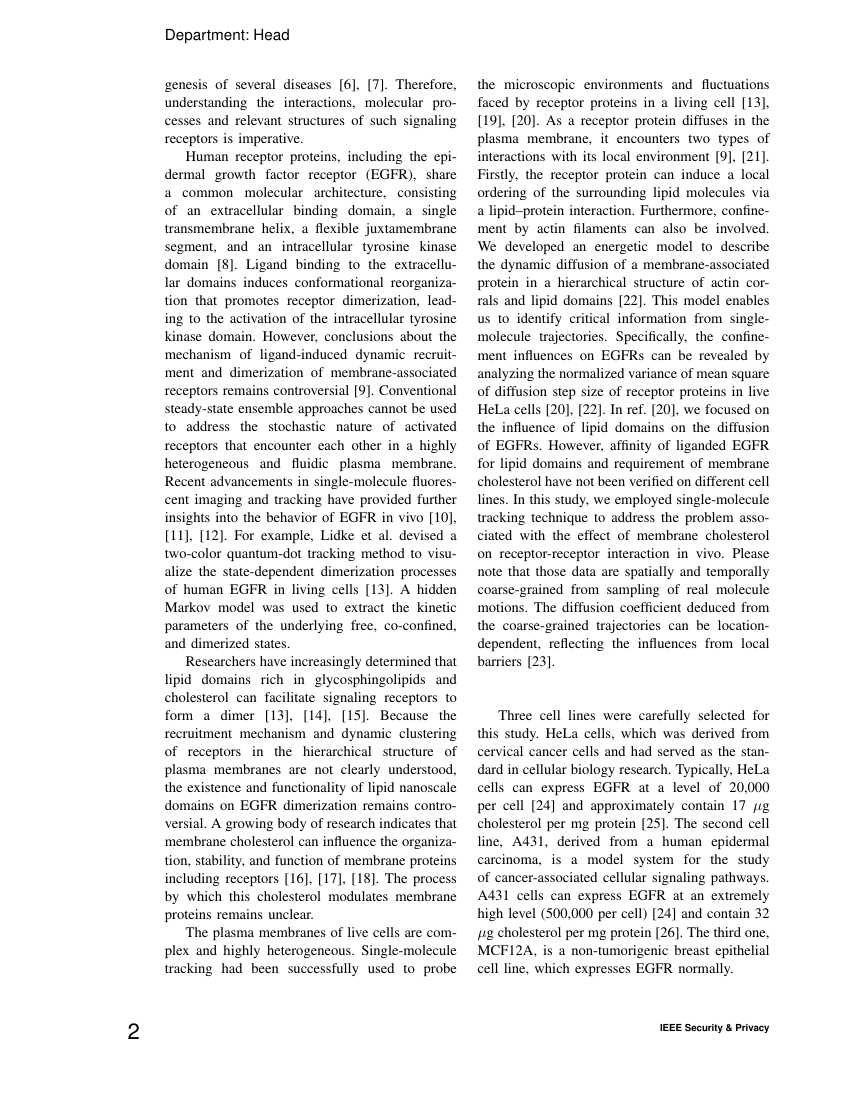 Example of IEEE Security & Privacy format