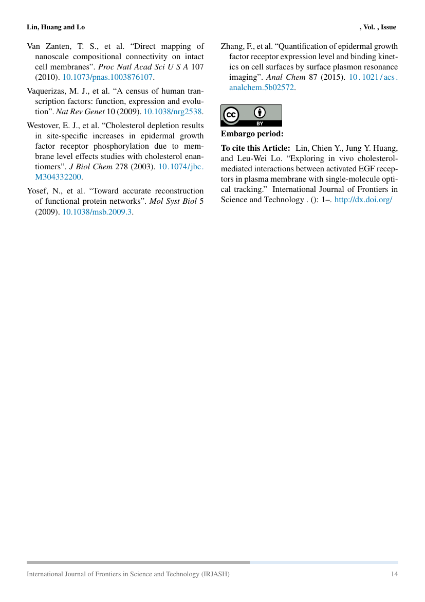 International Research Journal on Advanced Science Hub Template RSP Science Hub