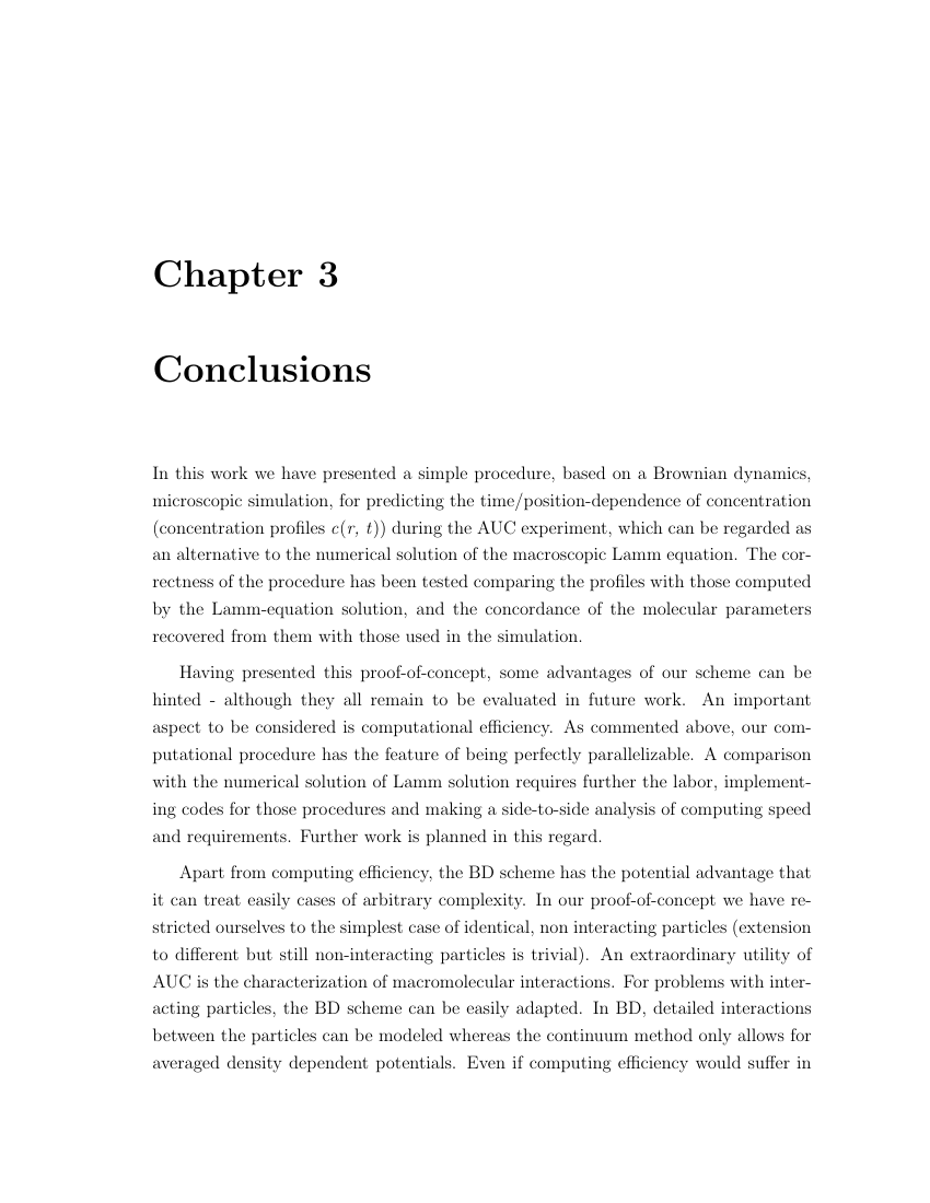 Example of Memorial University Thesis format