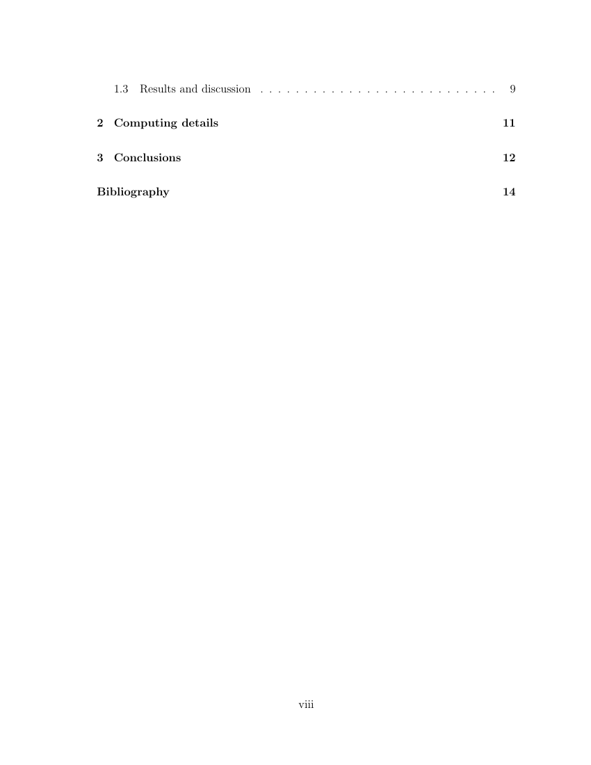 Example of Memorial University Thesis format