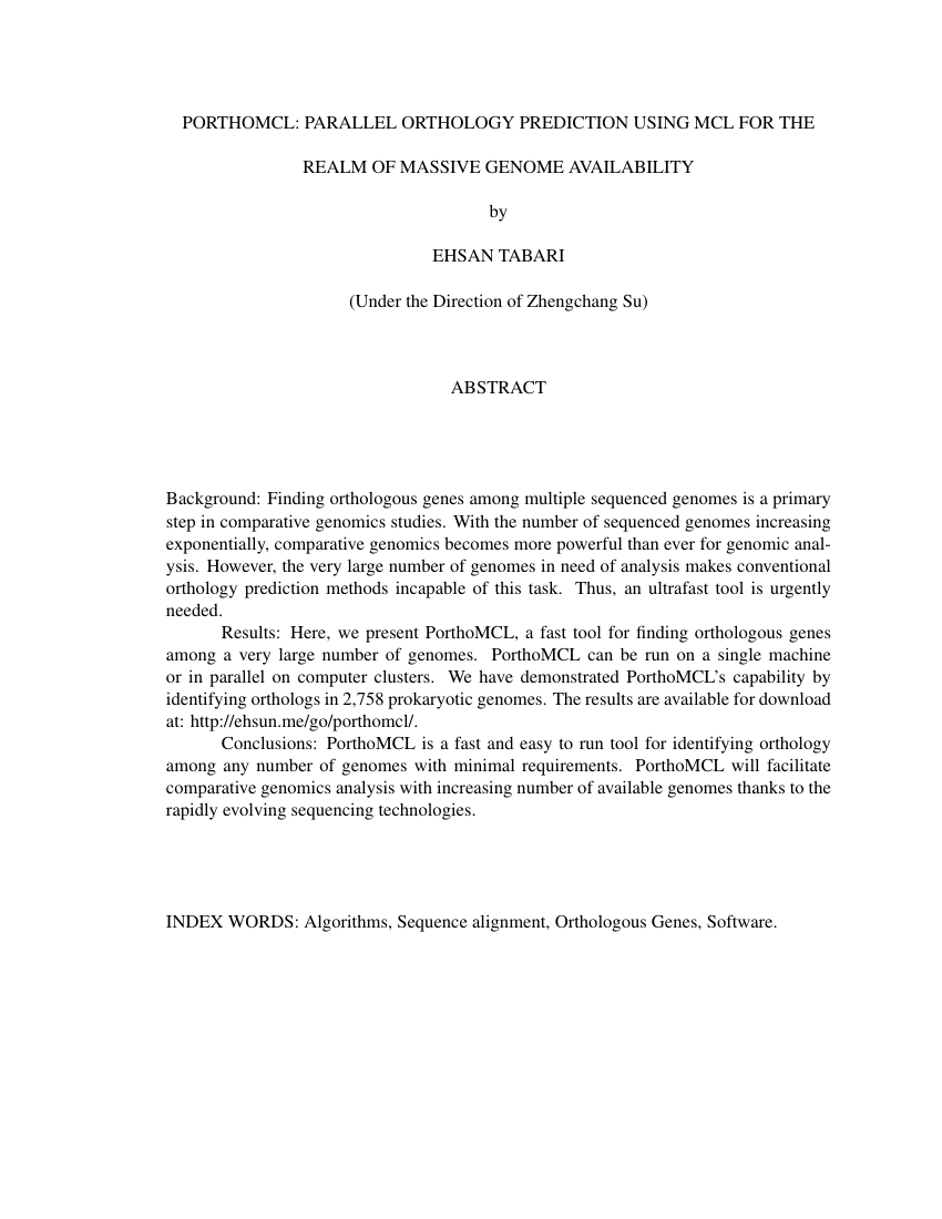 Example of Georgia Southern University Thesis Template format