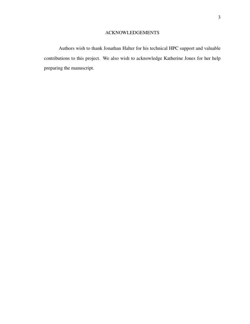 Example of Georgia Southern University Thesis Template format
