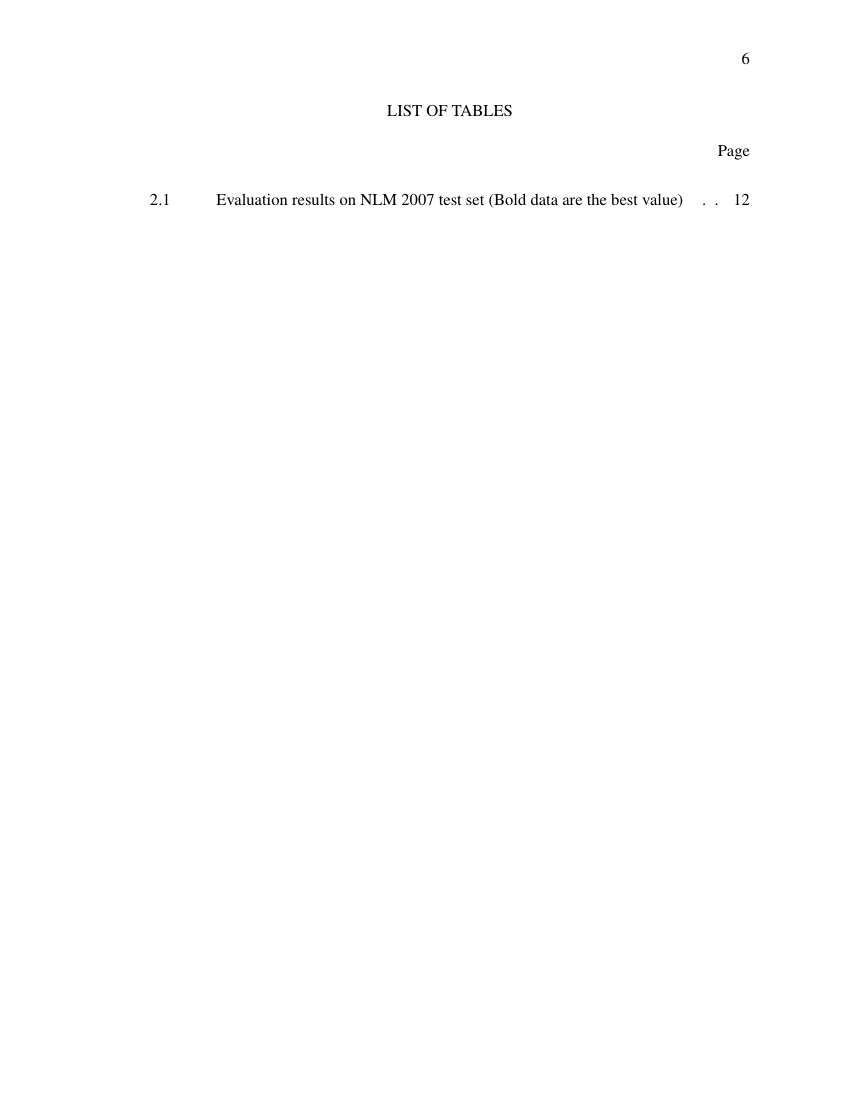 Example of Georgia Southern University Thesis Template format