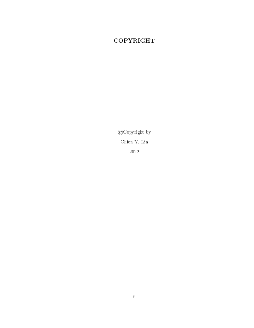 Example of Our Lady of the Lake University Thesis / Dissertation format