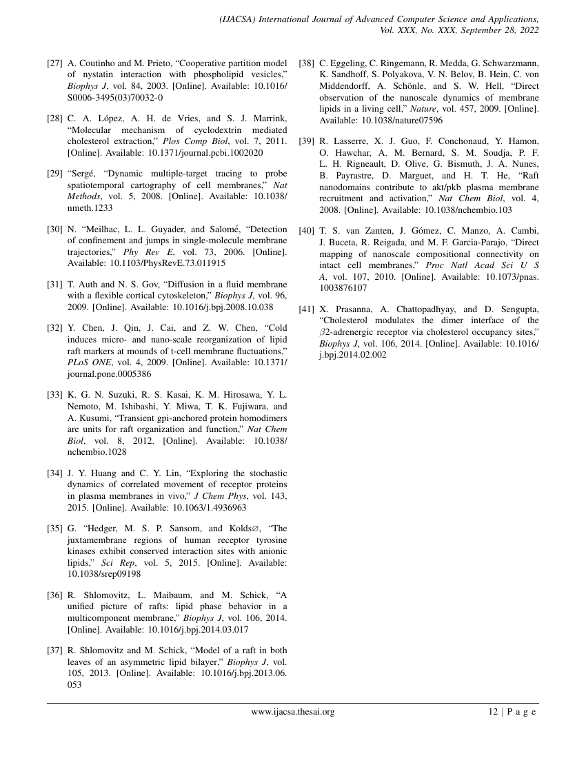 International Journal of Advanced Computer Science and Applications ...