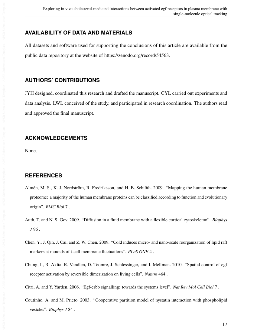 Example of American Political Science Review format