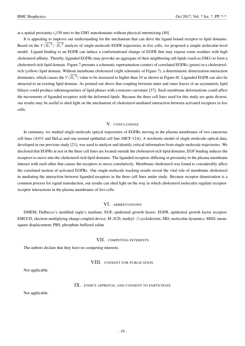 Example of Advances in Materials Science and Applications format