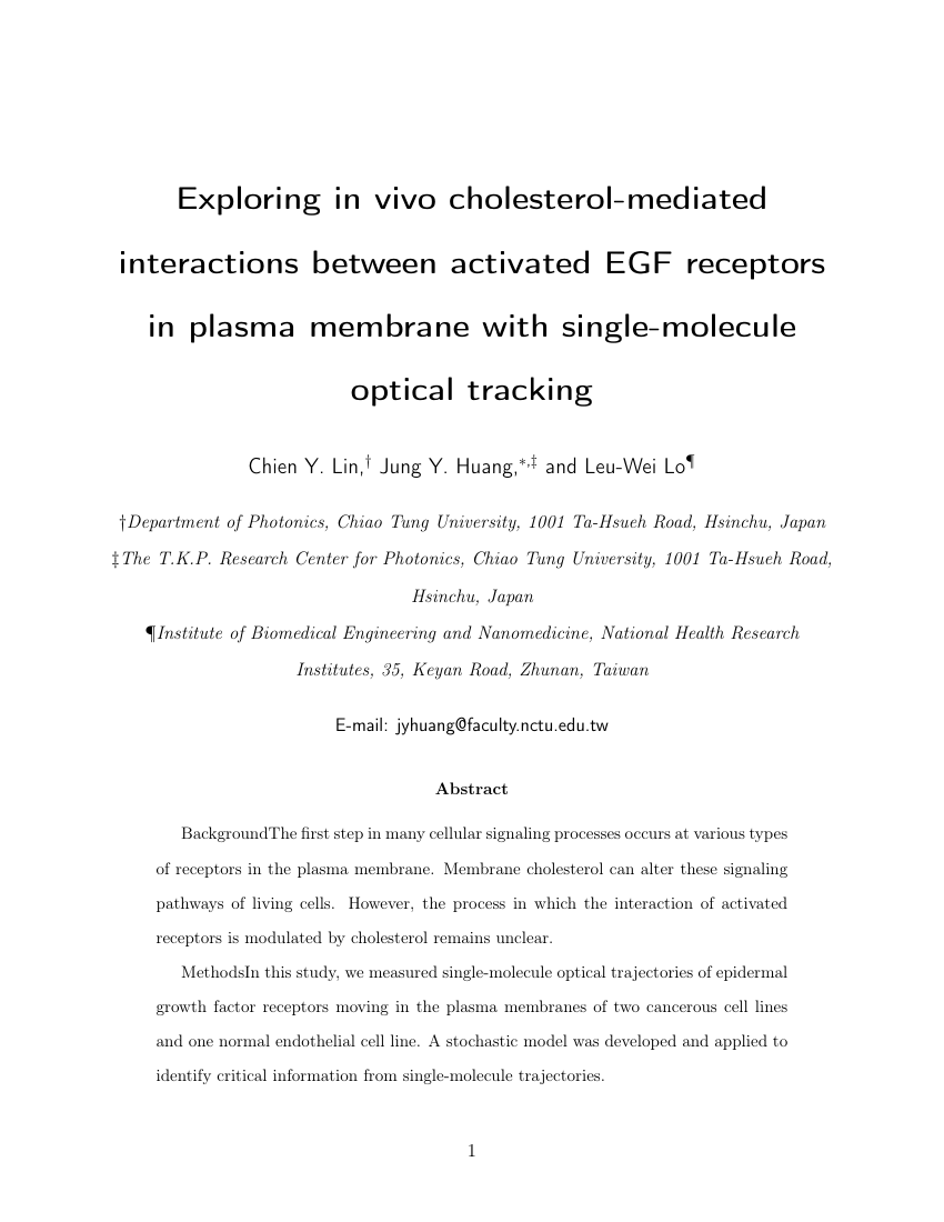 Example of The Journal of Physical Chemistry B format