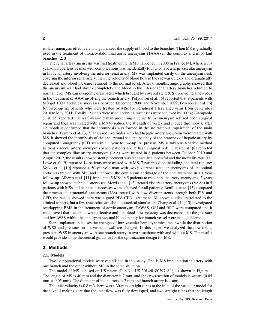 Example of Canadian Journal of Animal Science format