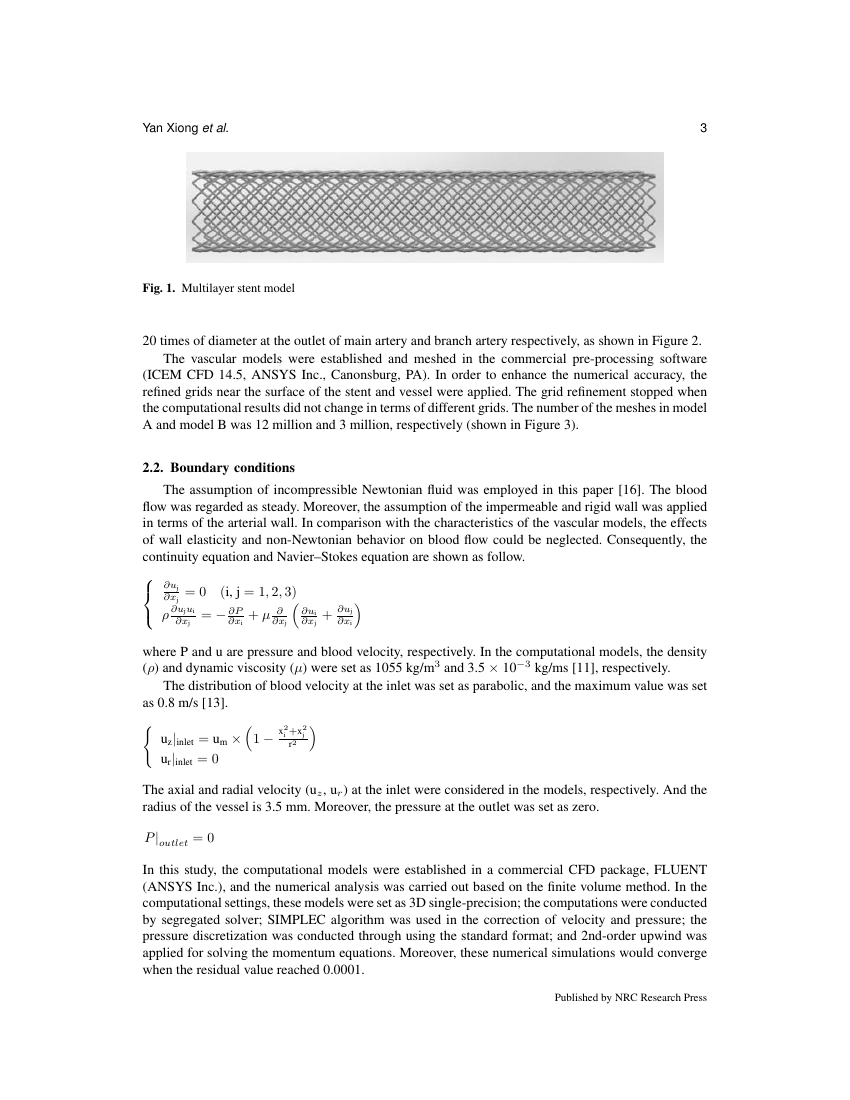 Example of Canadian Journal of Animal Science format