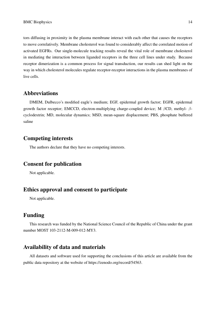 Example of Bioved format