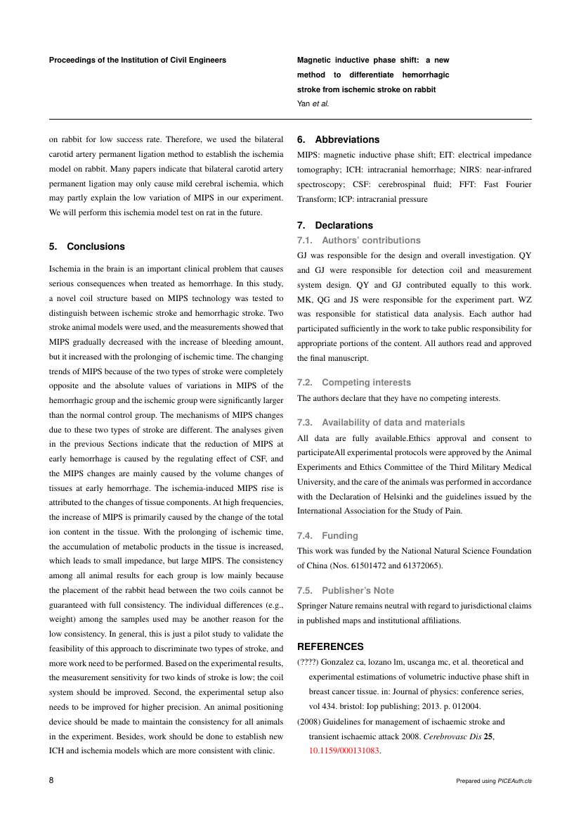 Proceedings of the Institution of Civil Engineers Template - ICE Publishing