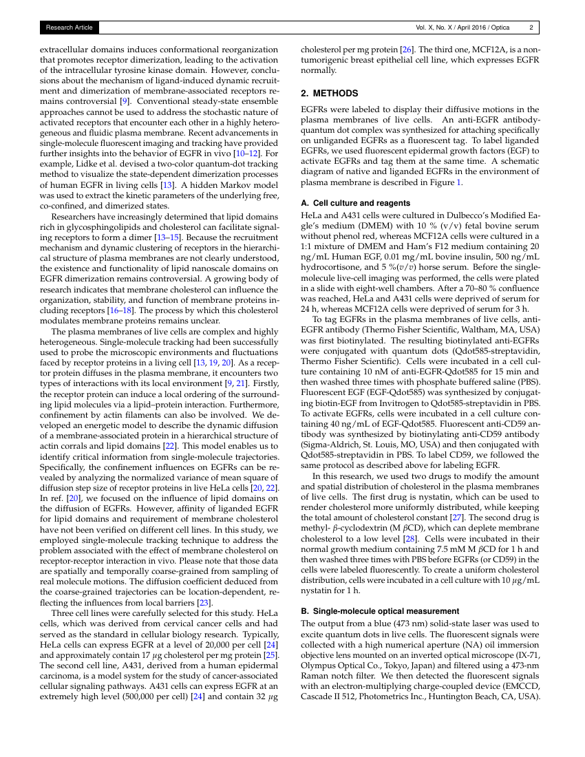 Optica Template The Optical Society