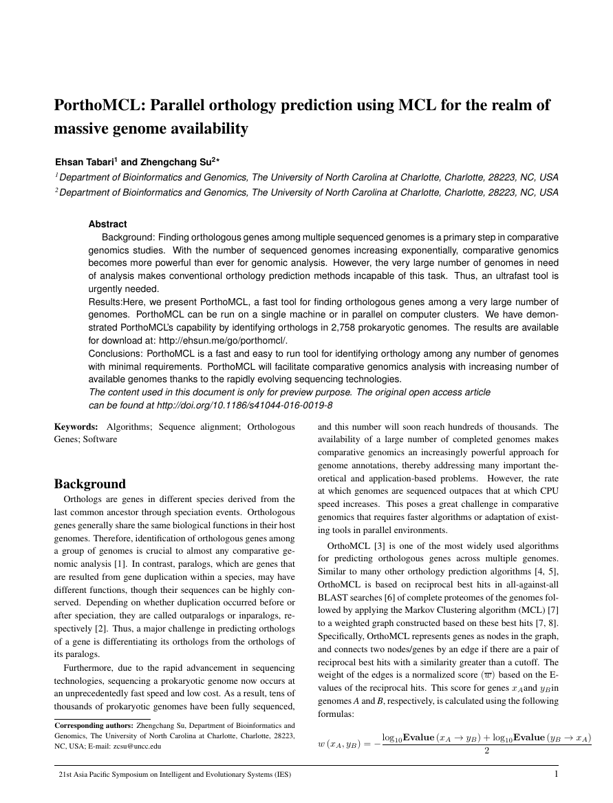 Example of Biochemistry and Physiology: Open Access format