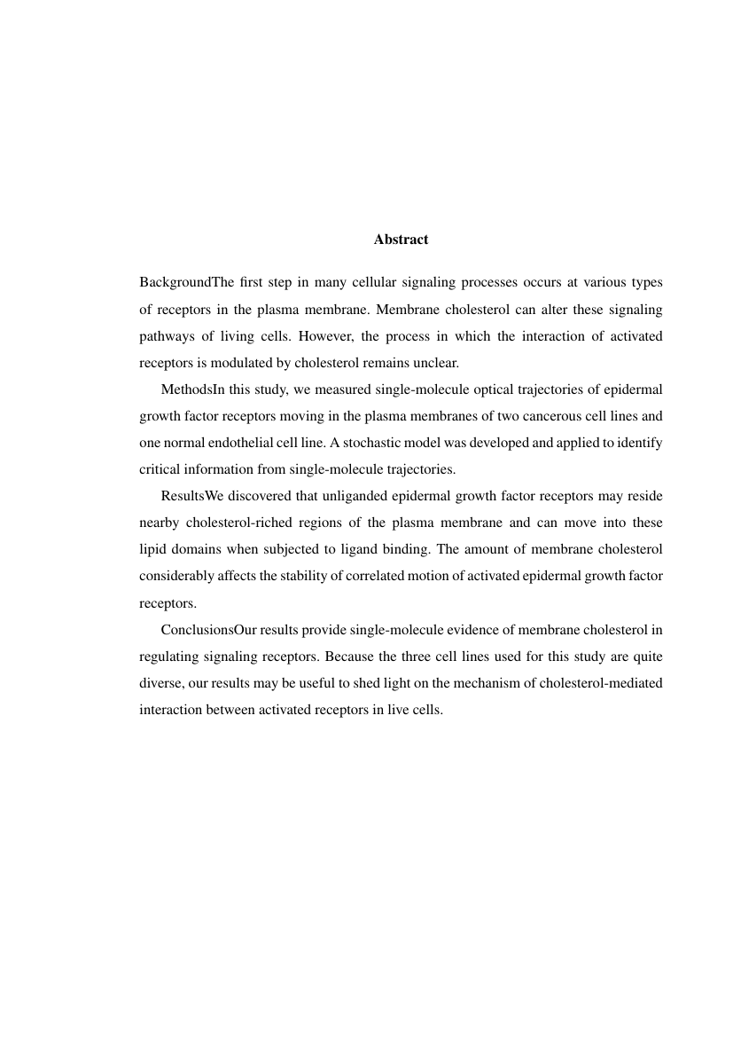 Abstract Format For Project Report