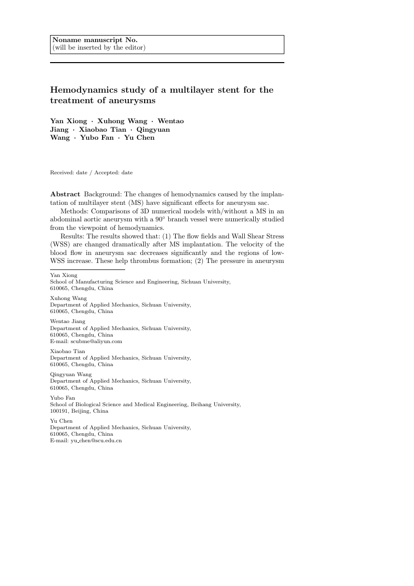 science reports format