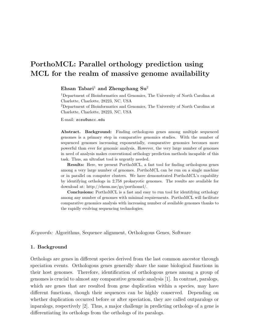 Example of Fluid Dynamics Research format