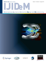 International Journal on Interactive Design and Manufacturing (IJIDeM) template (Springer)