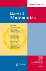 Ricerche di Matematica template (Springer)