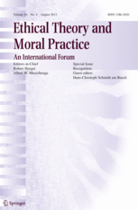 Ethical Theory and Moral Practice template (Springer)
