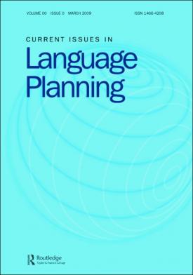 Current Issues in Language Planning template (Taylor and Francis)