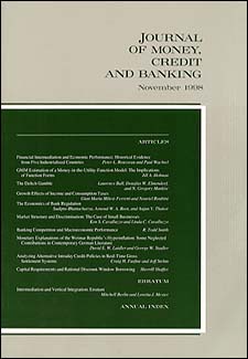 Journal of Money, Credit and Banking template ( Credit and Banking)