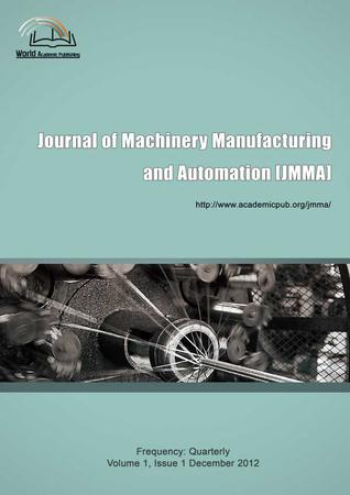 Journal of Machinery Manufacturing and Automation