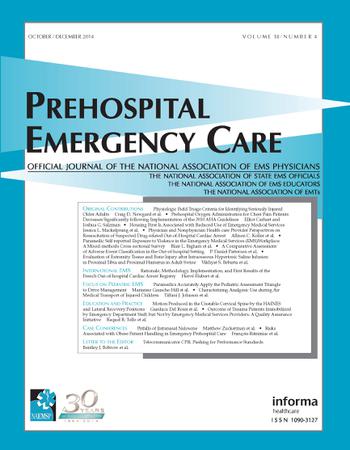 Prehospital Emergency Care template (Taylor and Francis)
