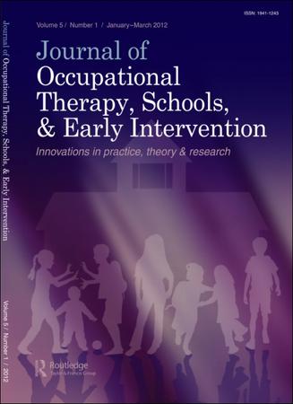 Journal of Occupational Therapy, Schools, and Early Intervention template ( Schools)