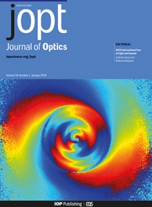 Journal of Optics template (IOP Publishing)