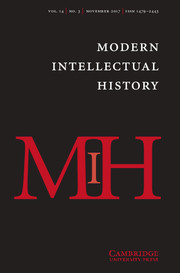 Modern Intellectual History template (Cambridge University Press)