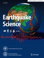 Earthquake Science template (Springer)