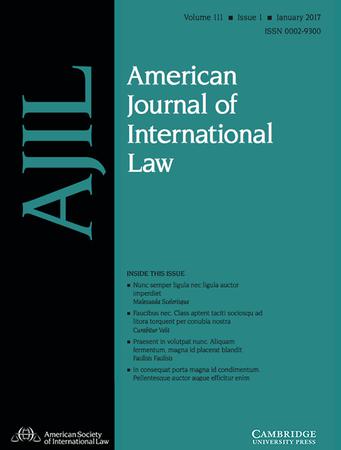 American Journal of International Law