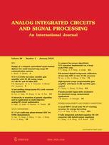 Analog Integrated Circuits and Signal Processing template (Springer)