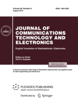 Journal of Communications Technology and Electronics template (Springer)