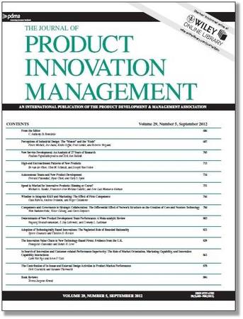 Journal of Product Innovation Management template (Wiley)