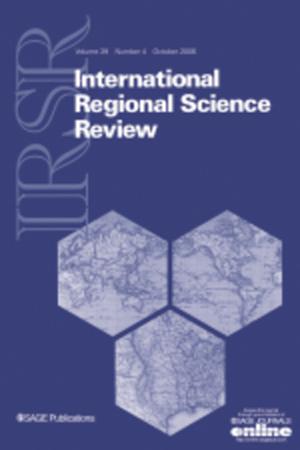 International Regional Science Review