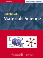 Bulletin of Materials Science template (Springer)