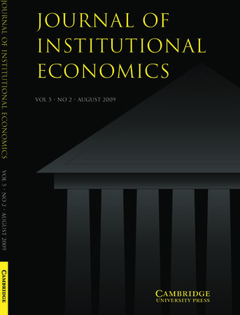 Journal of Institutional Economics