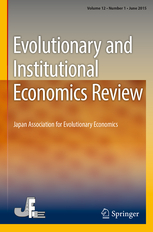 Evolutionary and Institutional Economics Review template (Springer)