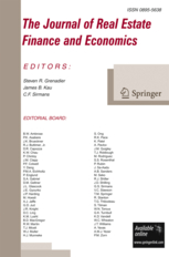 The Journal of Real Estate Finance and Economics template (Springer)