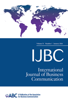 International Journal of Business Communication template (SAGE)
