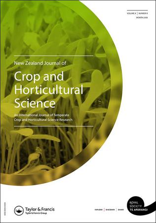 New Zealand Journal of Crop and Horticultural Science template (Taylor and Francis)