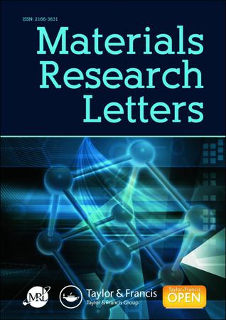 Materials Research Letters template (Taylor and Francis)