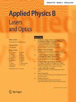 Applied Physics B template (Springer)