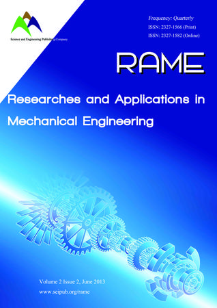 Researches and Applications in Mechanical Engineering