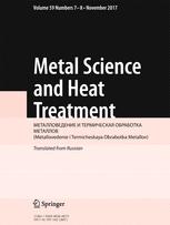 Metal Science and Heat Treatment template (Springer)
