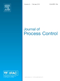 Journal of Process Control template (Elsevier)
